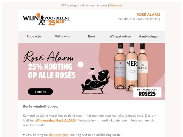 ⚠️Rosé Alarm: sla nú toe!