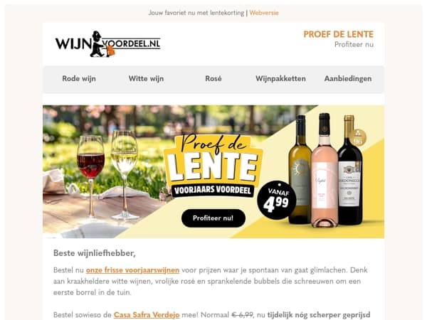 Lentekorting op Casa Safra Verdejo