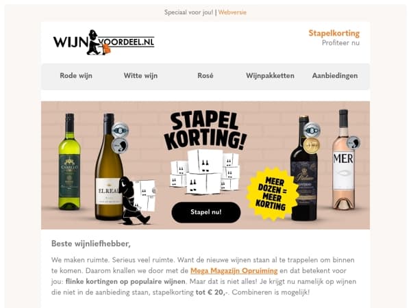 Stapelkorting op je favoriete wijn | MIX & MATCH