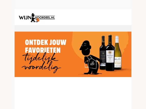 Ontdek de favorieten van Wijnvoordeel!