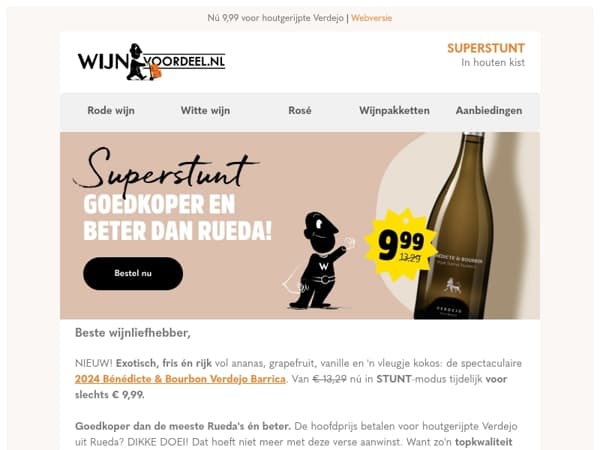 SUPERSTUNT | Beter dan Rueda én goedkoper