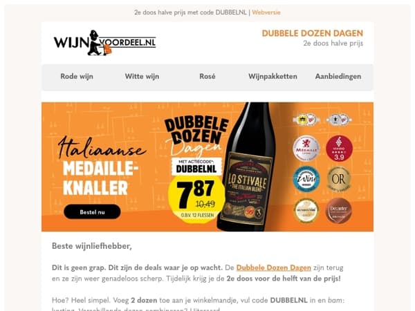 Dubbele Dozen Dagen zijn terug!