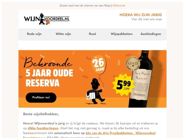 Bekroonde 5 jaar oude Reserva