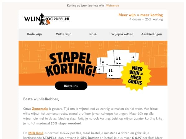 MER Rosé | Stapel je korting