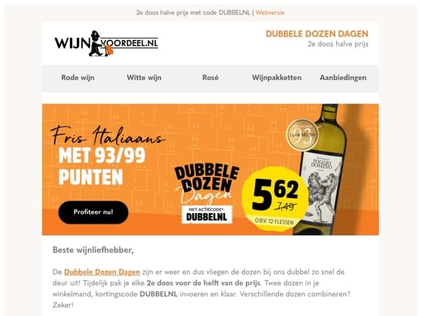 Dubbele Dozen Dagen zijn terug!