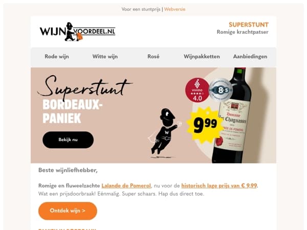 SUPERSTUNT | Bordeaux-paniek, bizarre prijs