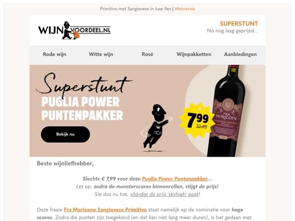 SUPERSTUNT | Sla toe vóórdat de puntenregen losbarst