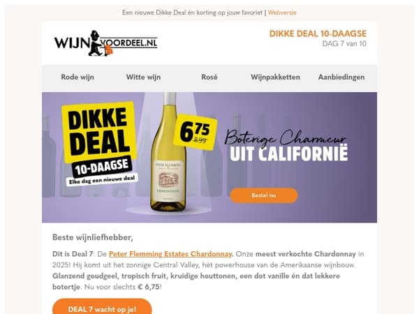 Dikke Deal 7 | Chardonnay met veel charme