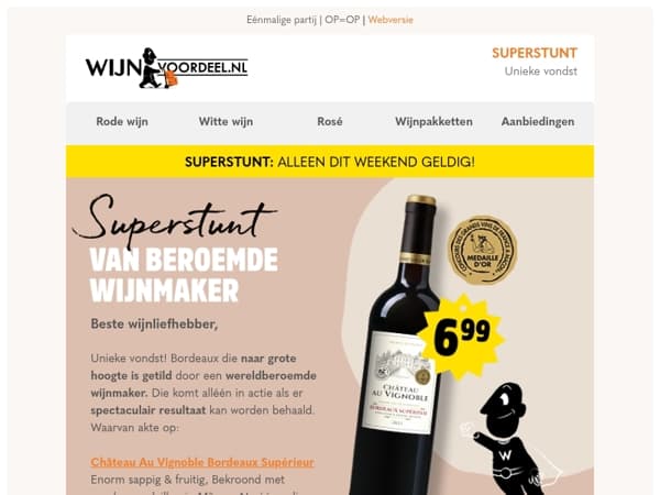 SUPERSTUNT | 6,99 voor spectaculaire Bordeaux