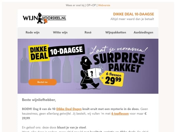 DIKKE DEAL 8 | 6 verrassingen voor 29,99
