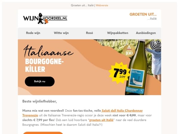 Italiaanse Bourgogne killer | Groeten uit Italië