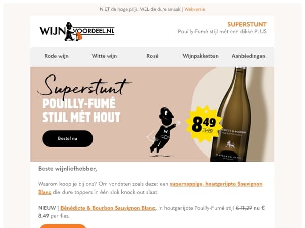 SUPERSTUNT | Pouilly-Fumé stijl mét een dikke PLUS