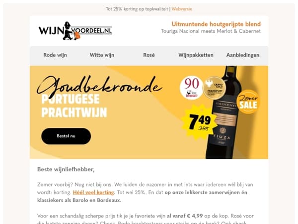 Wijnlegende uit Portugal voor een spotprijs