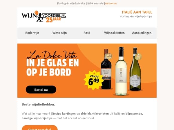 La Dolce Vita In je glas..