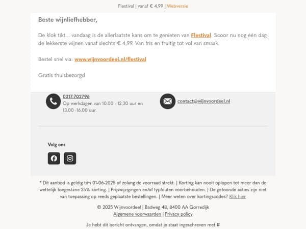 Let op! Laatste kans