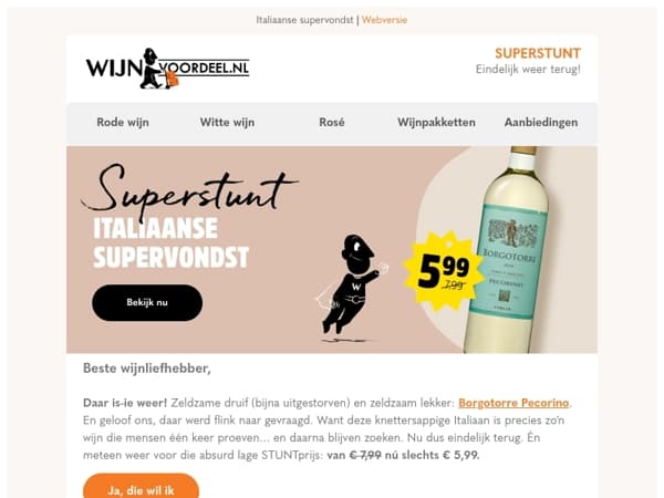 SUPERSTUNT | Zeldzaam lekkere Borgotorre