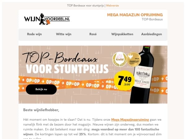 TOP-Bordeaux voor stuntprijs