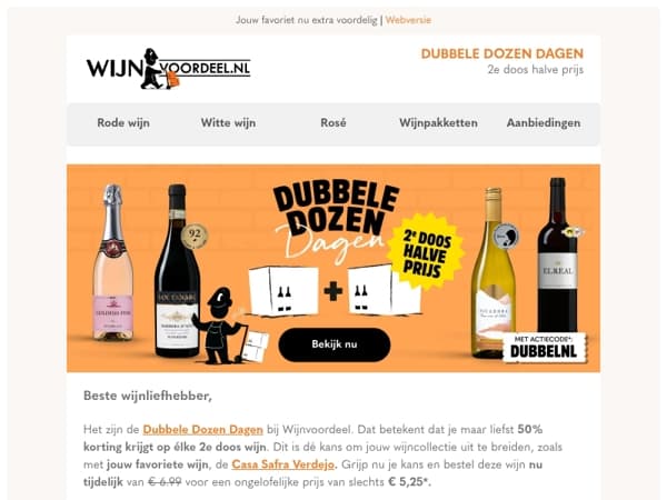 Casa Safra Verdejo nu 2e doos halve prijs