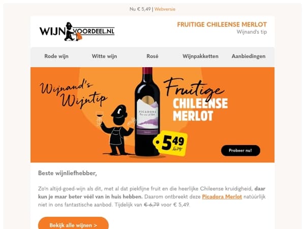 Deze Chileense altijd-goed-wijn wil je hebben