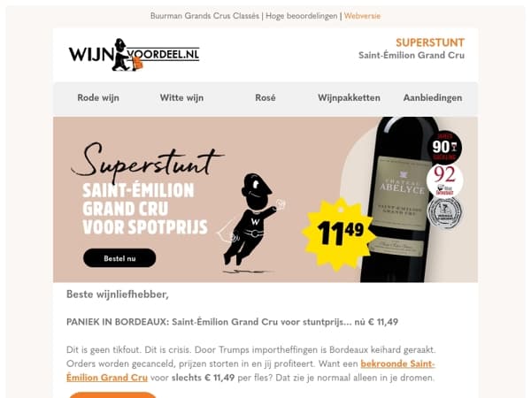 SUPERSTUNT | Saint-Émilion Grand Cru voor STUNTprijs