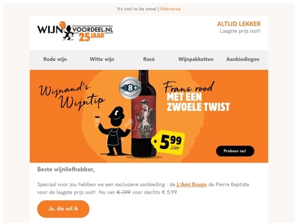 TIP en unieke korting | Vol, zacht en karaktervol