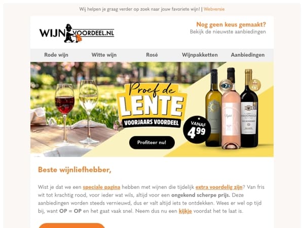Jouw moment voor wijn met extra voordeel