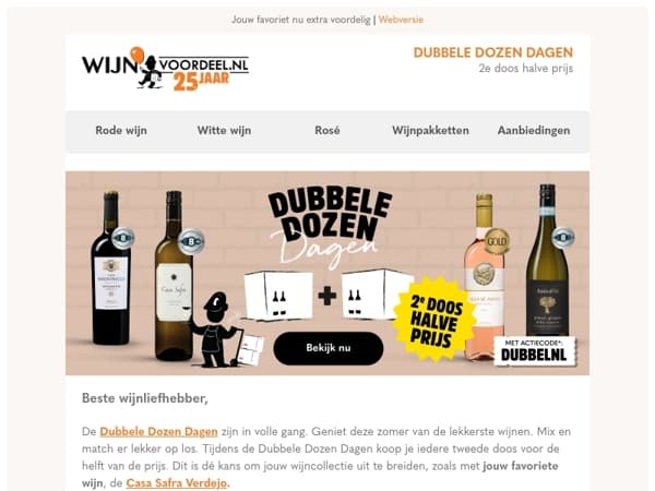 ⚠️ Wine alert | 2e doos halve prijs