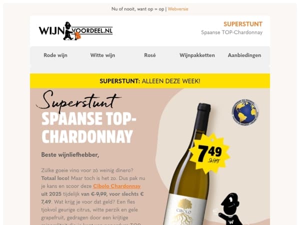 SUPERSTUNT | Spaanse TOP-Chardonnay