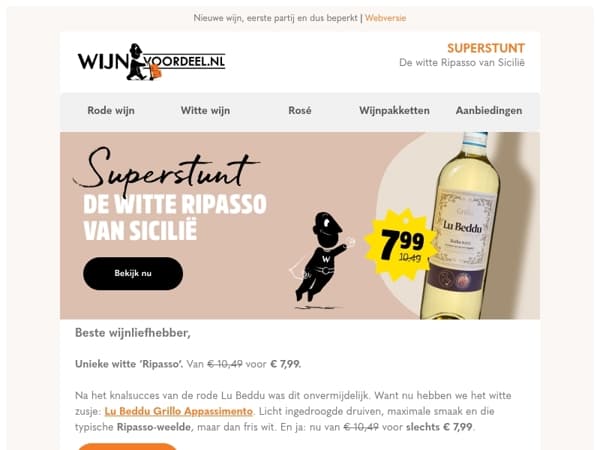 SUPERSTUNT | De witte Ripasso van Sicilië