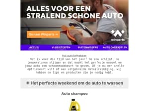 ☀️ Maak je auto klaar voor de lente