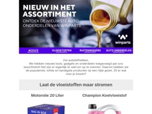 Nieuw bij Winparts! 🚗