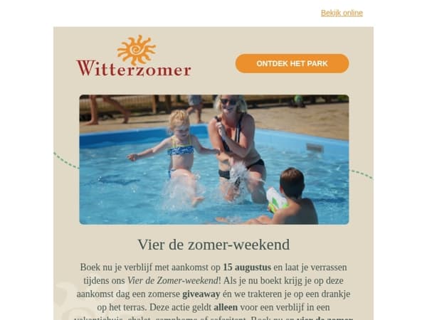 Kom jij ook nog extra genieten van de zomervakantie?