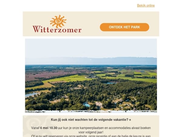 Reserveren voor 2027?🌺
