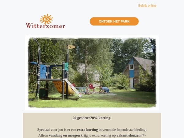Speciale korting voor de nieuwsbrieflezers!