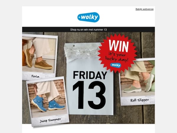 🍀 Maak van vrijdag de 13de jouw geluksdag 👟