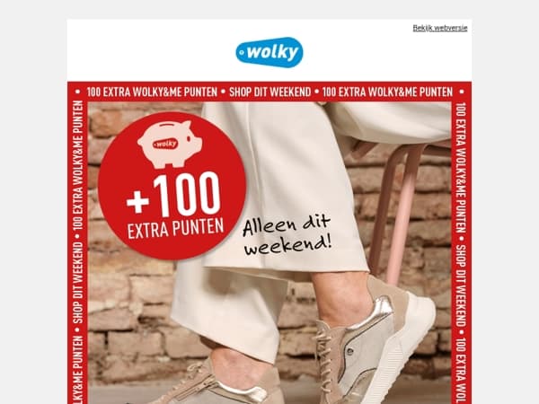 🎉 Alleen dit weekend: spaar extra punten!