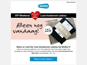 Laatste dag VIP-weekend ⏰