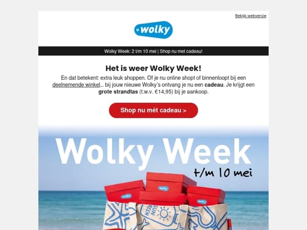 😍 Wolky-fan, profiteer als eerste van de Wolky Week!