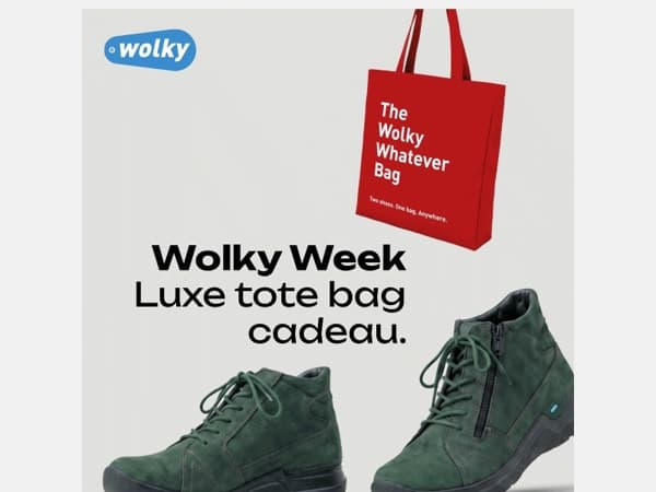 😍 Wolky-fan, de Wolky Week begint nu al voor jou!