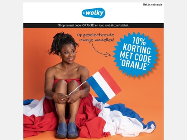 Koningsdagdeal 🇳🇱 10% korting op geselecteerde oranje schoenen!