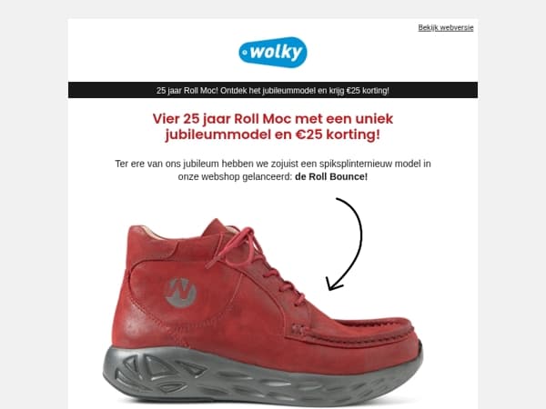 🚨 Nieuwe Roll Bounce gelanceerd! Nu met €25 jubileumkorting!