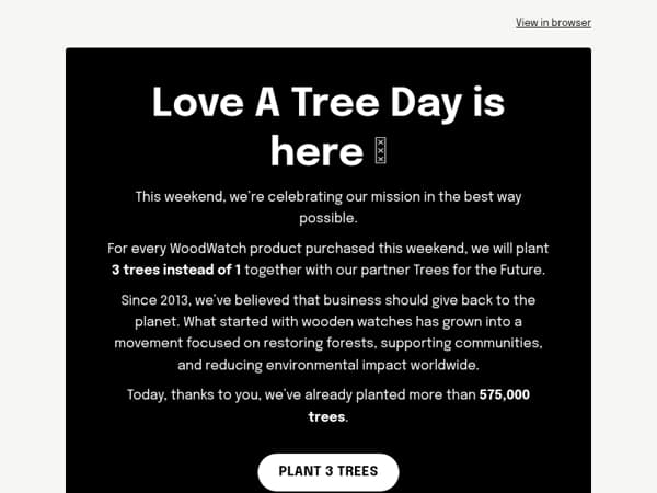 Happy Love A Tree Day! We’ll plant 3 trees this weekend 🌳