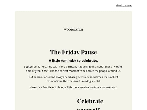 Make this weekend worth celebrating ✨