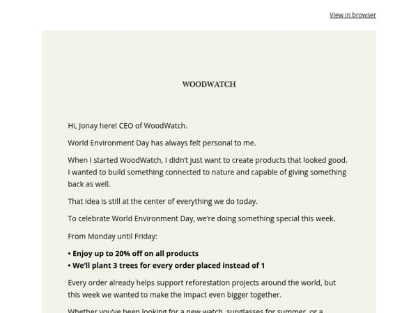 I wanted to do something extra for World Environment Day 🌍
