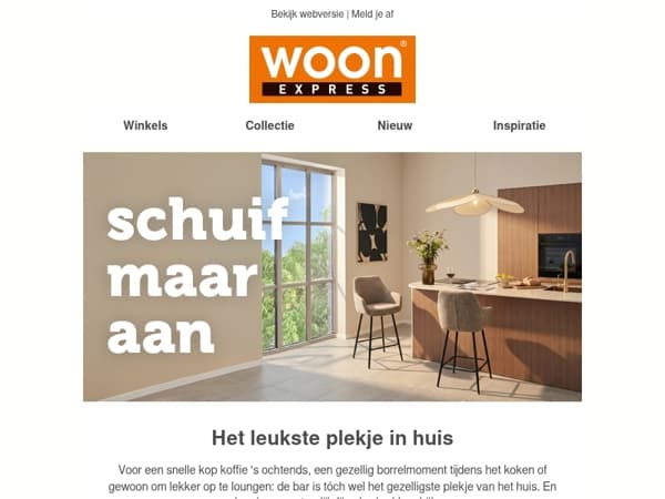 Schuif maar aan! Onze barkrukken zitten én staan goed.