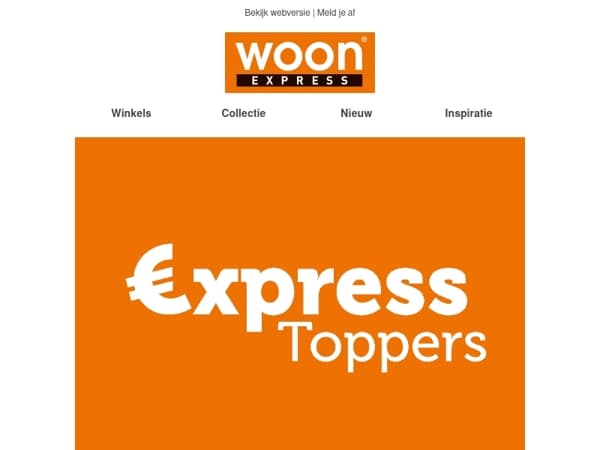 🚚 Niet wachten, maar wonen: Ontdek onze Expresstoppers!