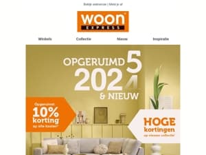 Begin het jaar ‘Opgeruimd & Nieuw’
