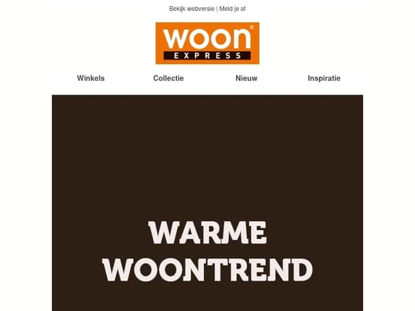 ☕Woontrend: donkerbruin