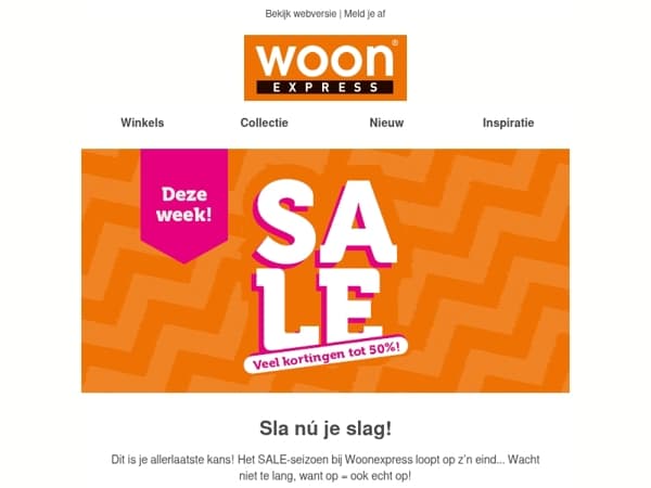 ⚡ Laatste SALE weekend!