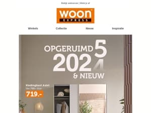 Opruimen voor een frisse start! 		